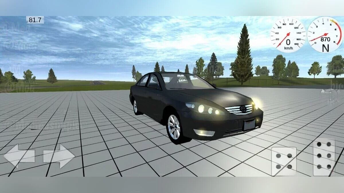 Simple Car Crash Physics Sim — Toyota Camry V30 LQ