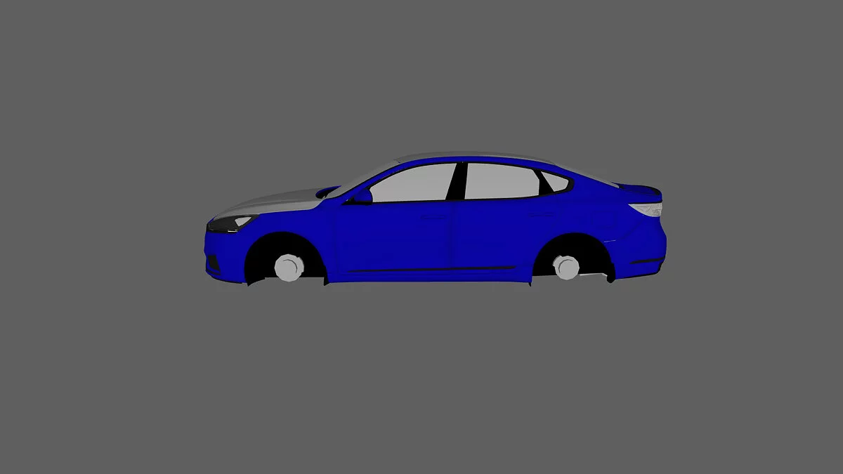 Simple Car Crash Physics Sim — Toyota Camry