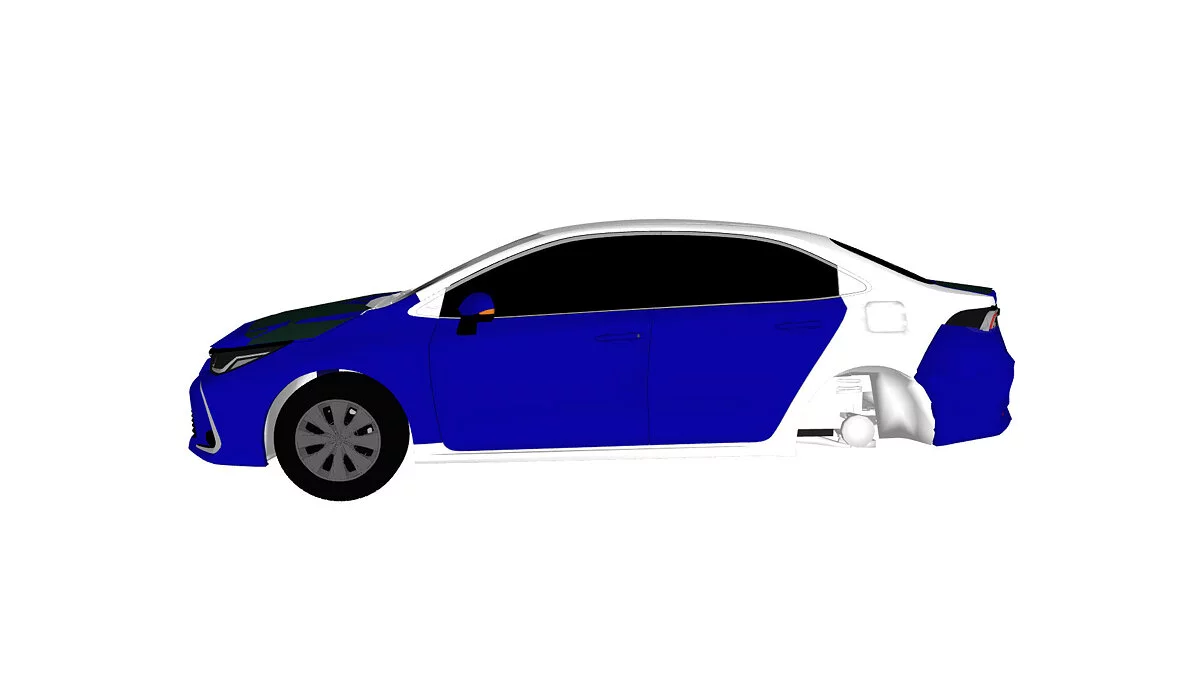 Simple Car Crash Physics Sim — Toyota Cotolla arab