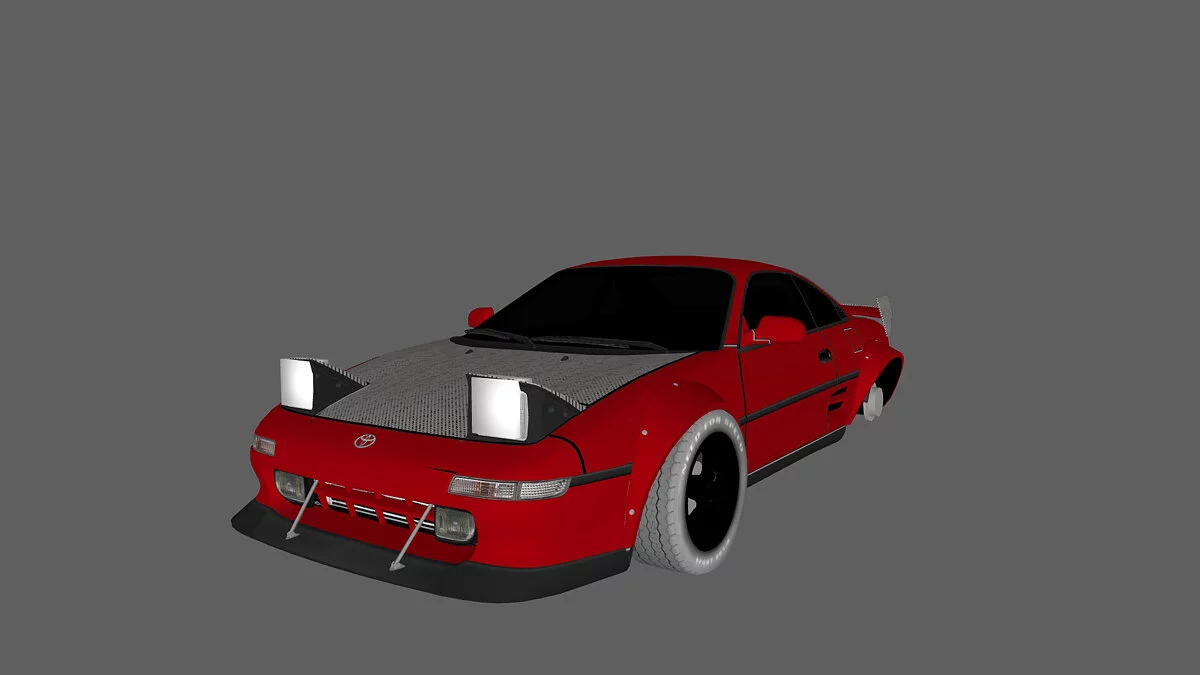 Simple Car Crash Physics Sim — Toyota MR2 драг