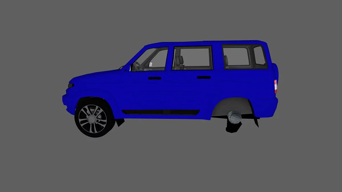 Simple Car Crash Physics Sim — Уаз Патриот