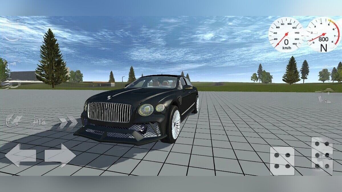 Simple Car Crash Physics Sim — Bentley Flying spur Mansory