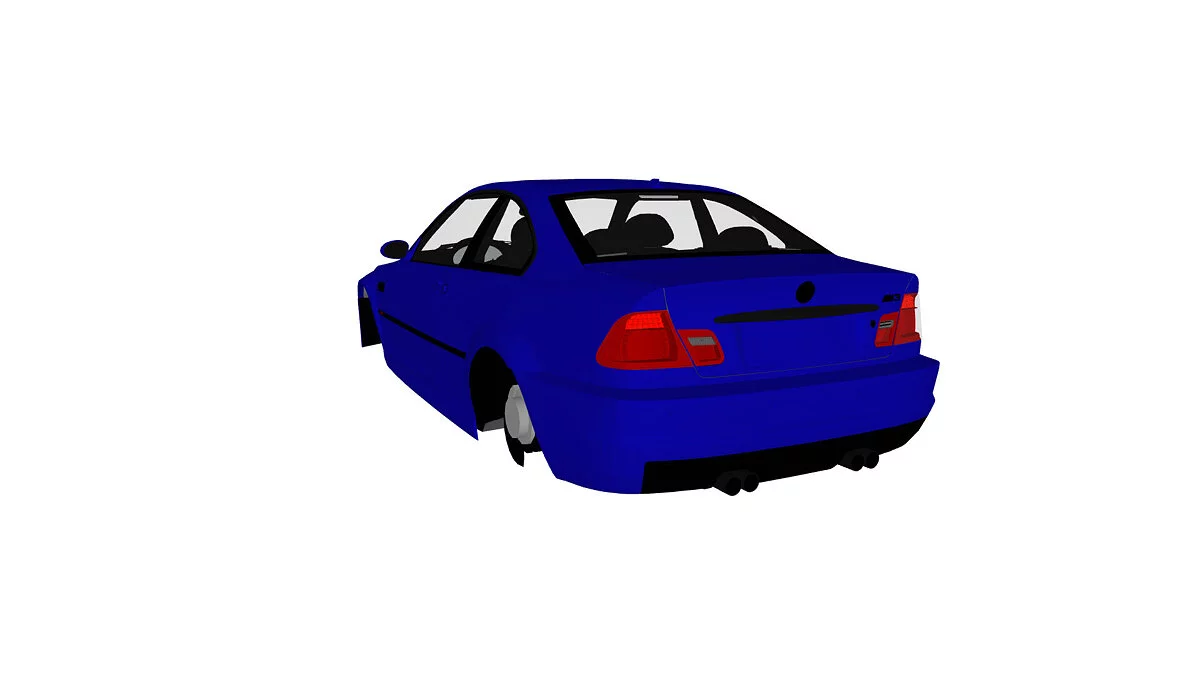 Simple Car Crash Physics Sim — BMW M3 E46