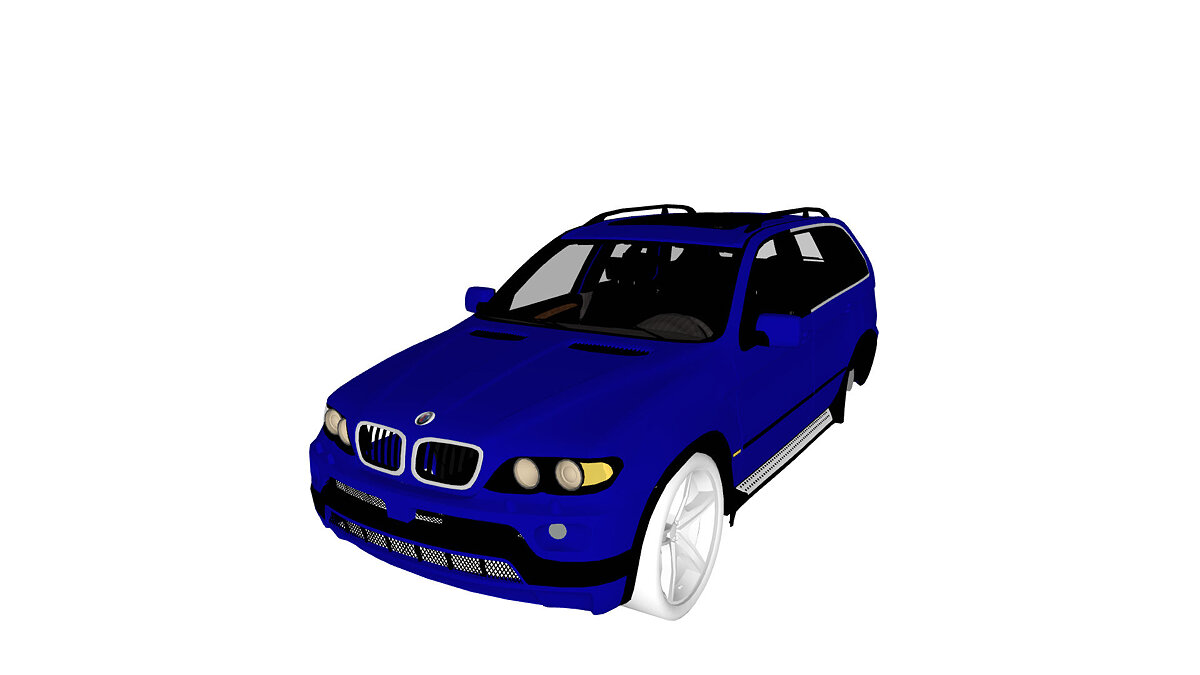 Simple Car Crash Physics Sim — BMW X5 E53