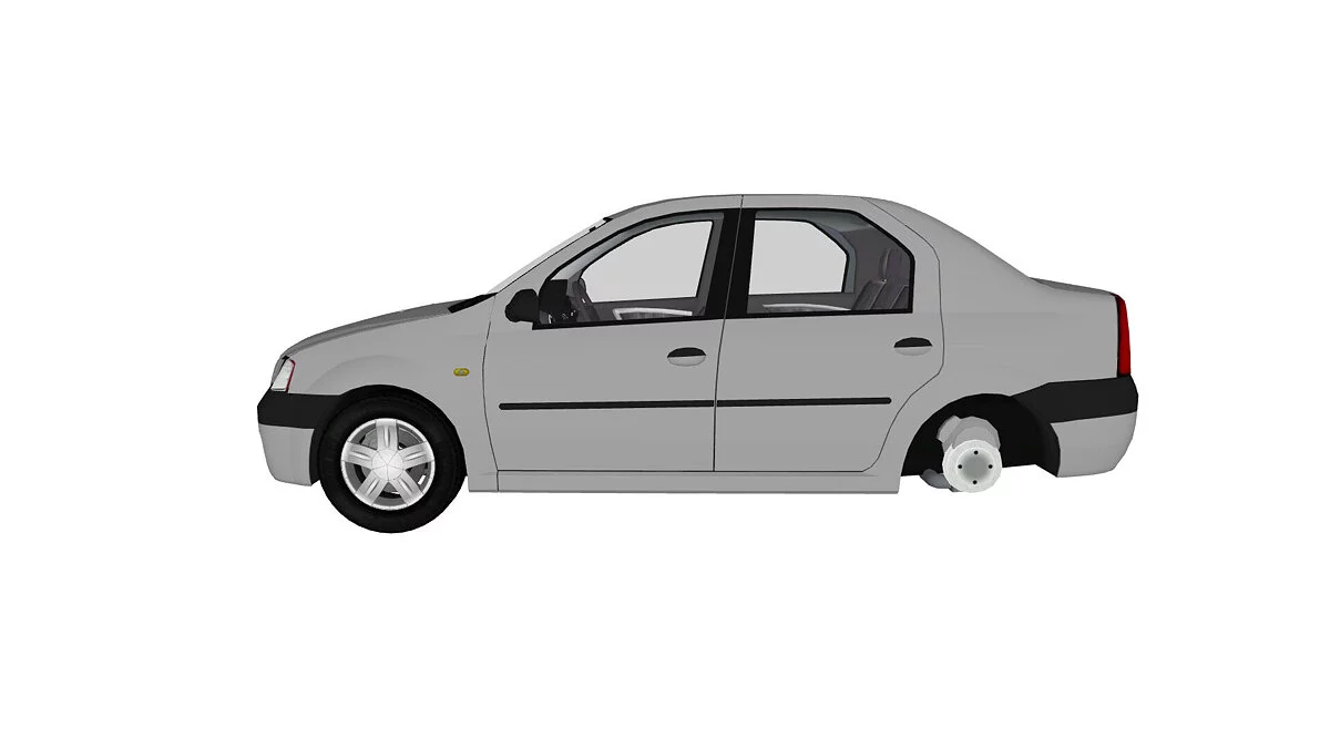 Simple Car Crash Physics Sim — Dacia Logan
