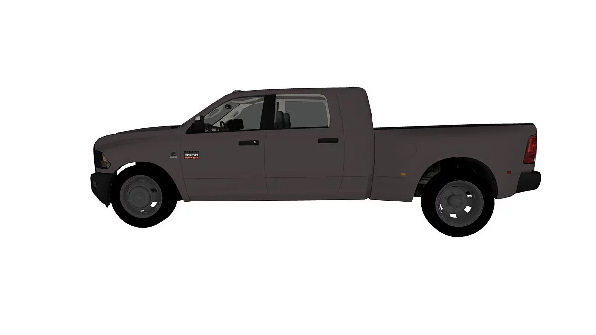 Simple Car Crash Physics Sim — Dodge Ram 3500