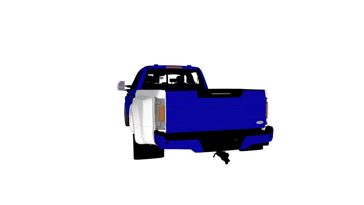 Simple Car Crash Physics Sim — Ford F450 Super Duty