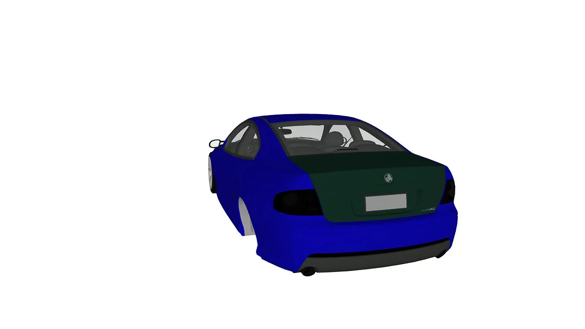 Simple Car Crash Physics Sim — Holden Monaro 2001-2006 CV8R V2