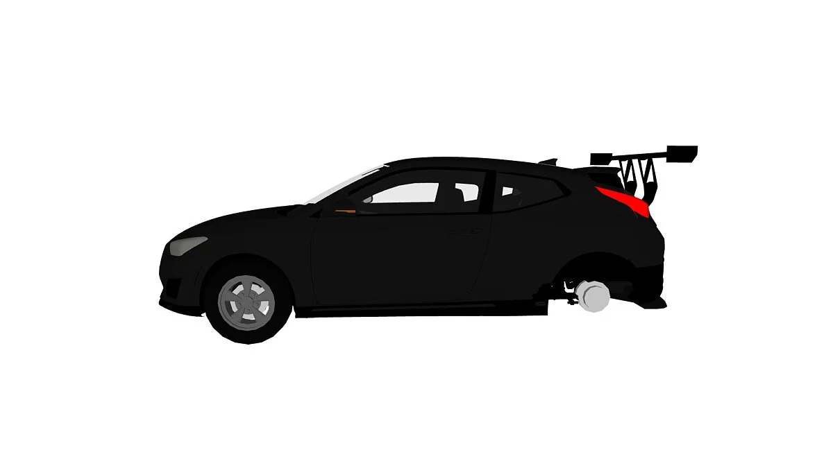 Simple Car Crash Physics Sim — Hyundai Veloster N