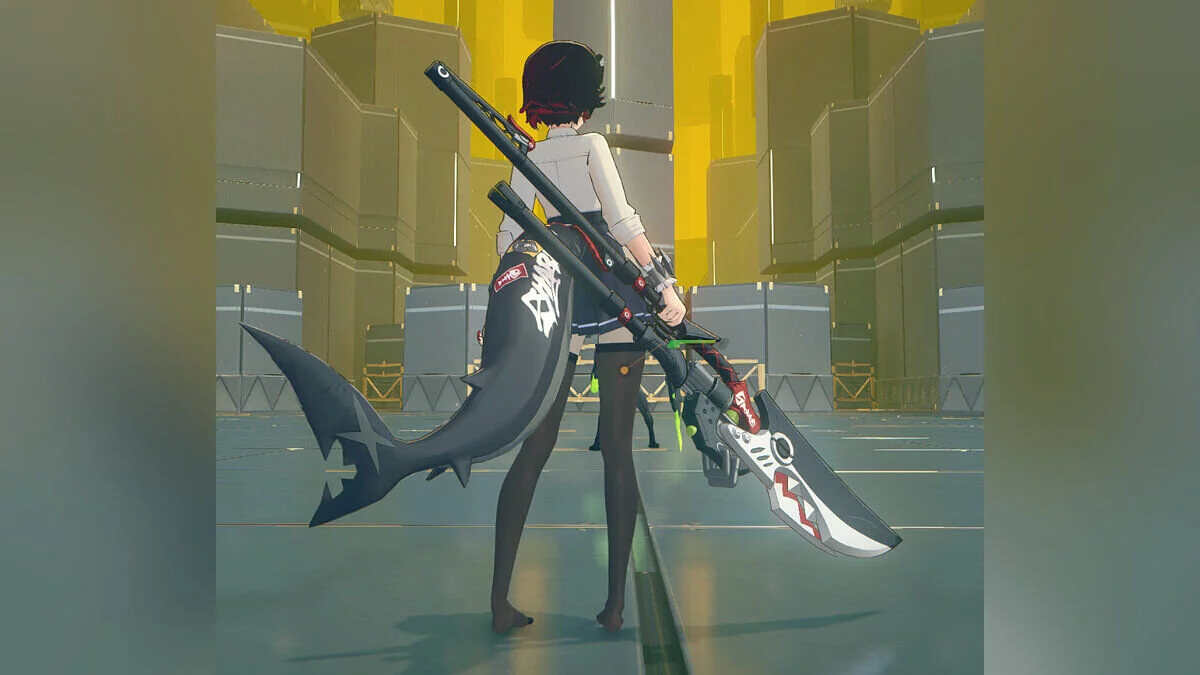 Zenless Zone Zero — Эллен в чулках без обуви