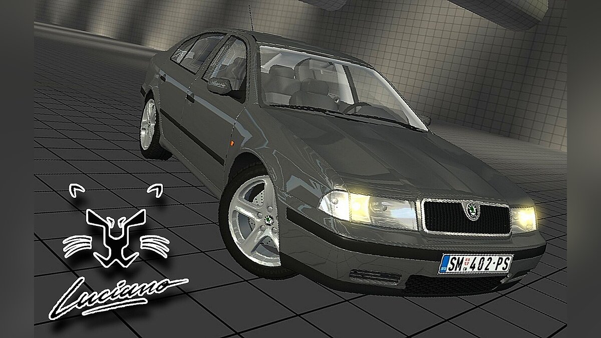 Simple Car Crash Physics Sim — Škoda Octavia Mk1