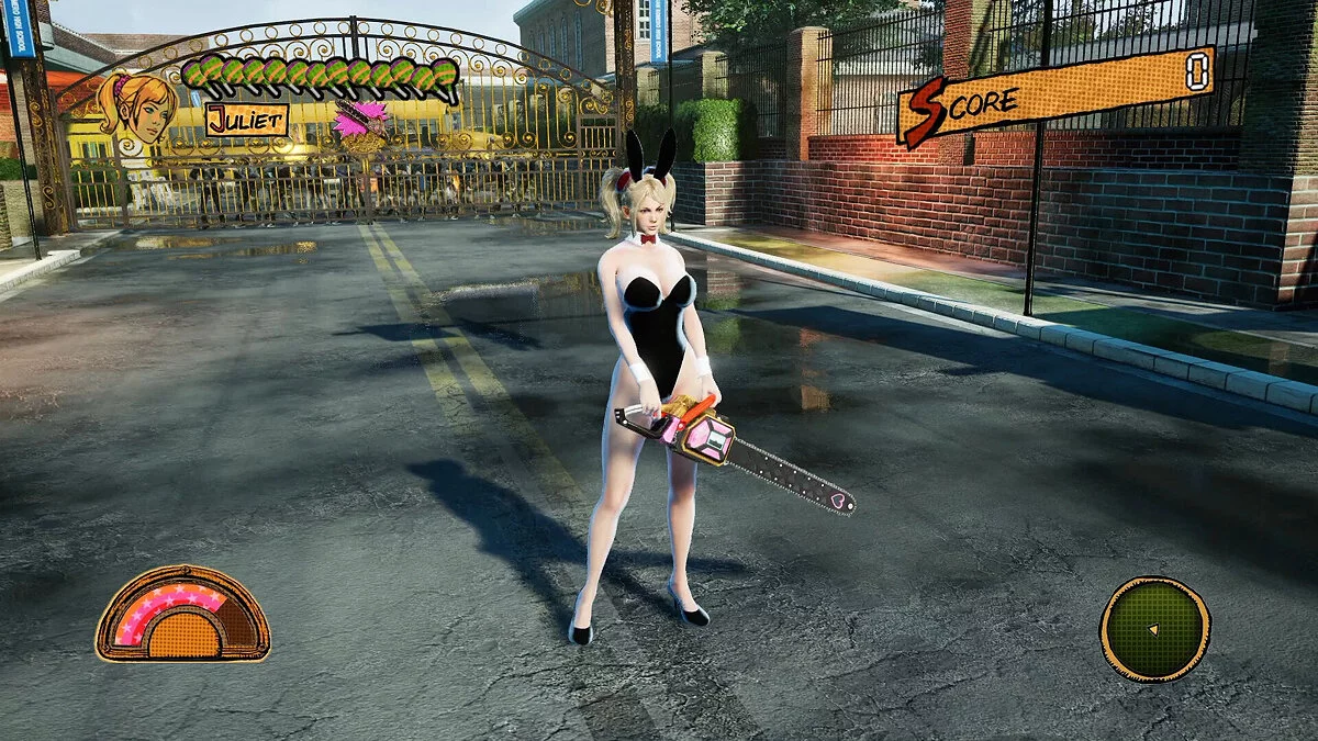 Lollipop Chainsaw RePOP — Костюм зайчика
