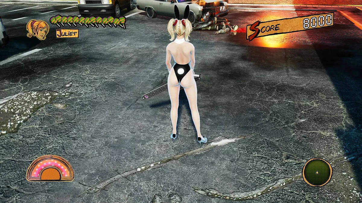 Lollipop Chainsaw RePOP — Костюм зайчика