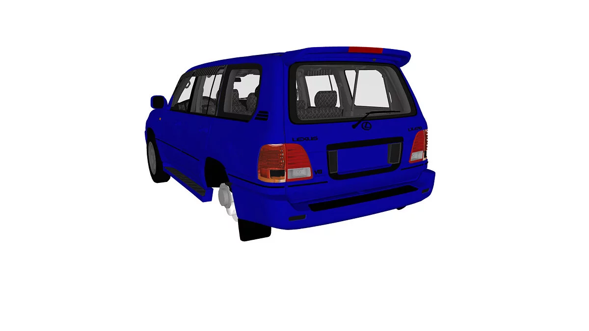 Simple Car Crash Physics Sim — Lexus 470 gx