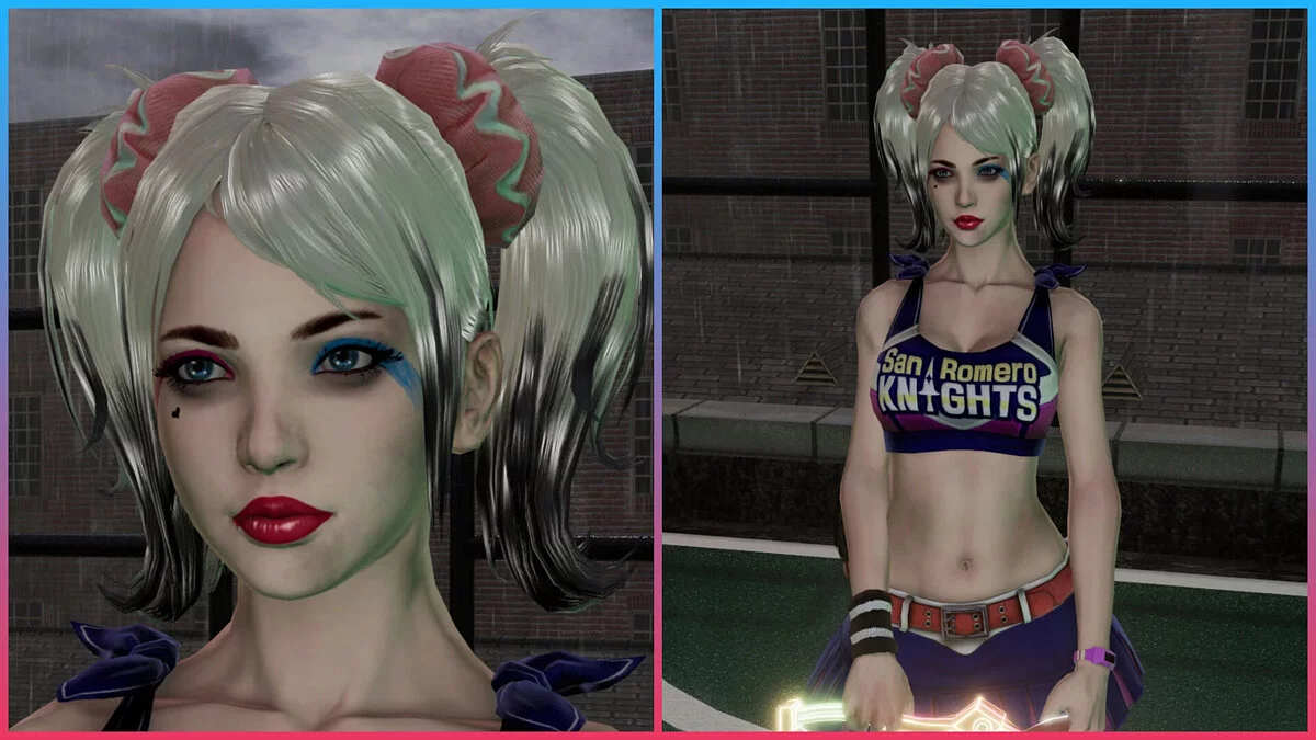 Lollipop Chainsaw RePOP — Макияж в стиле Харли Квинн