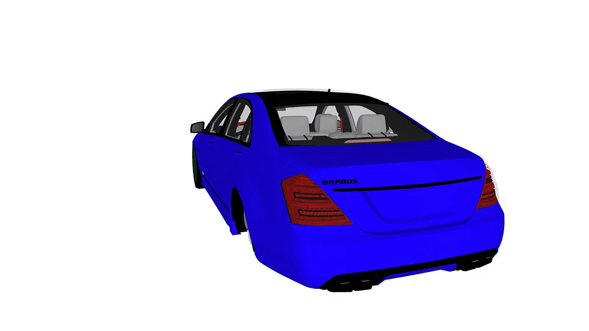 Simple Car Crash Physics Sim — Mercedes-Benz Brabus W221