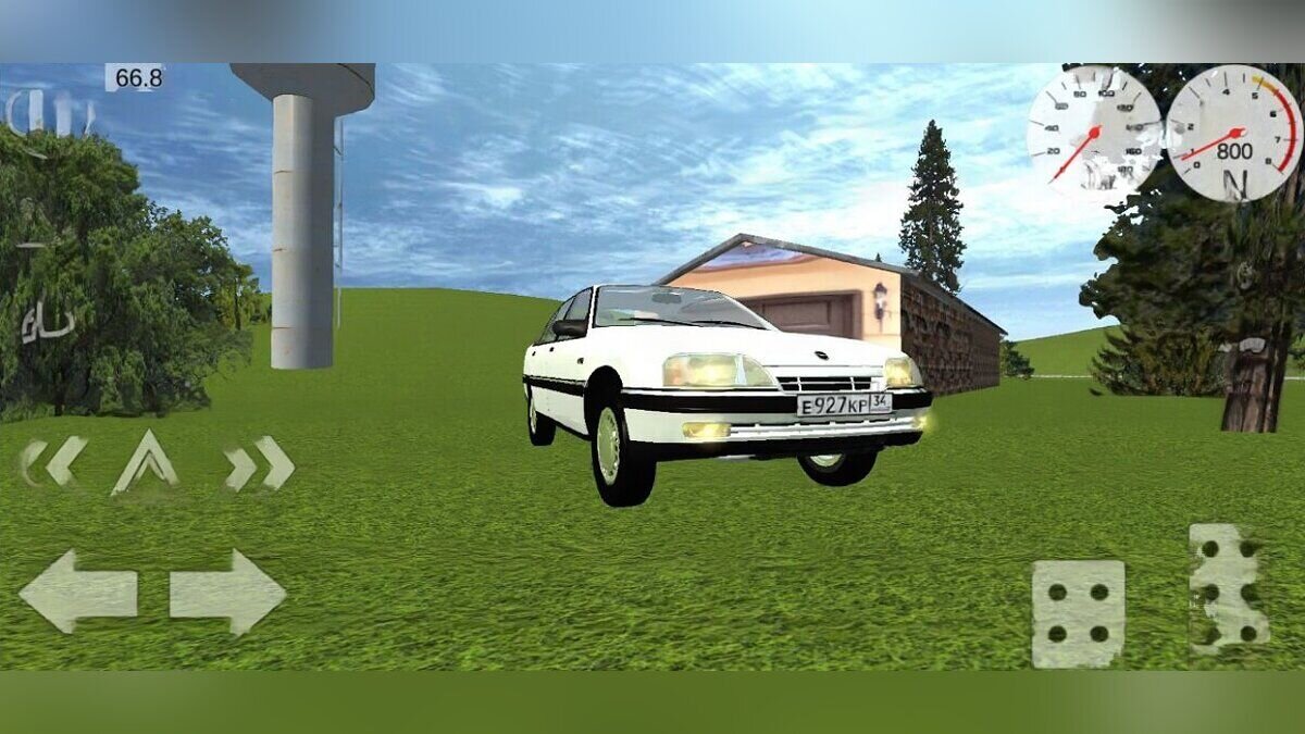 Simple Car Crash Physics Sim — Opel Omega A