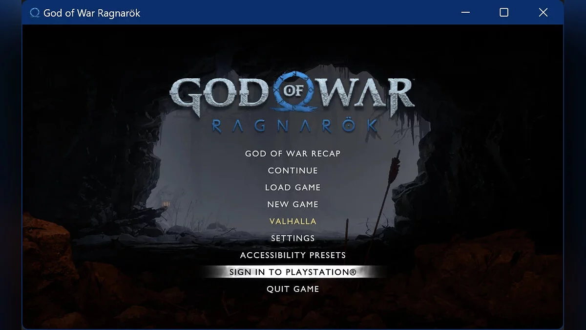 God of War: Ragnarok — Отключение требования PlayStation PC SDK