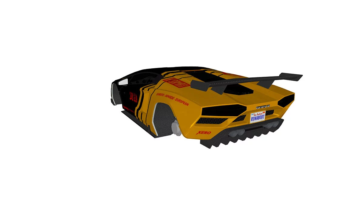 Simple Car Crash Physics Sim — Pegassi Torero XO (Japan)