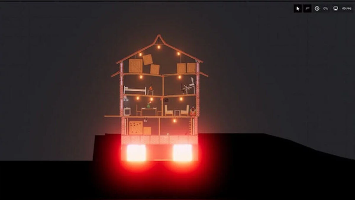 People Playground — Простой дом с самоуничтожением