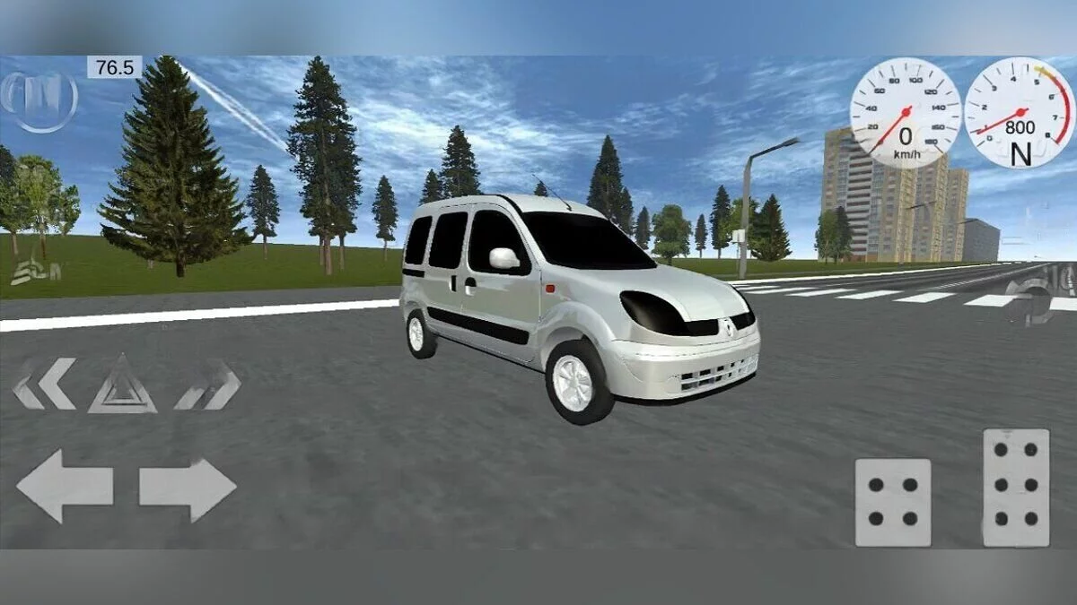 Simple Car Crash Physics Sim — Renault Kangoo