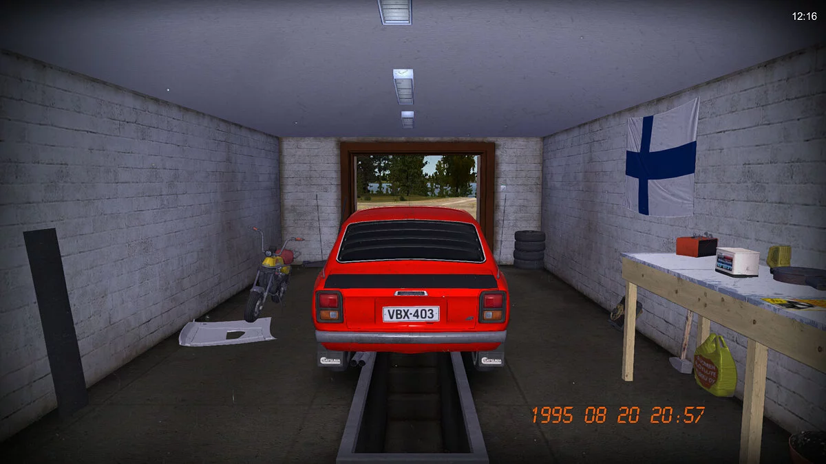 My Summer Car — Сатсума полусток, имеются номера, бесконечные деньги, много еды