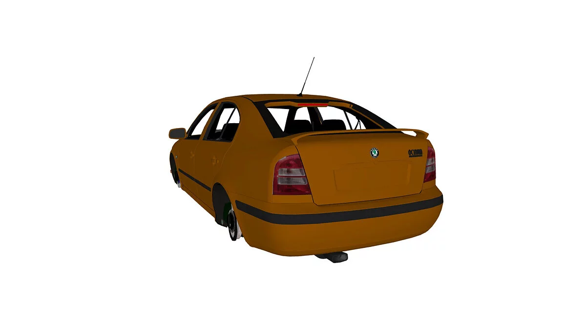 Simple Car Crash Physics Sim — Skoda Octavia GTI