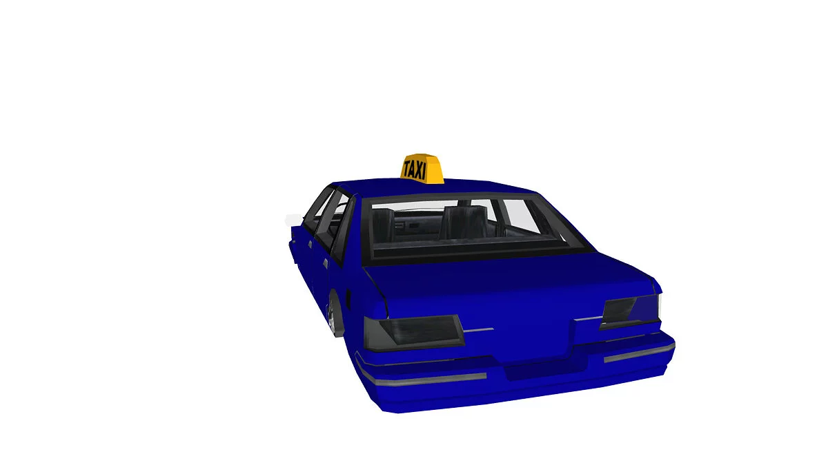 Simple Car Crash Physics Sim — Такси из игры GTA SA