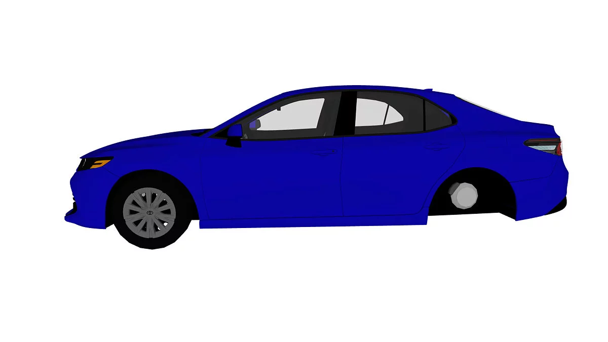 Simple Car Crash Physics Sim — Toyota Camry