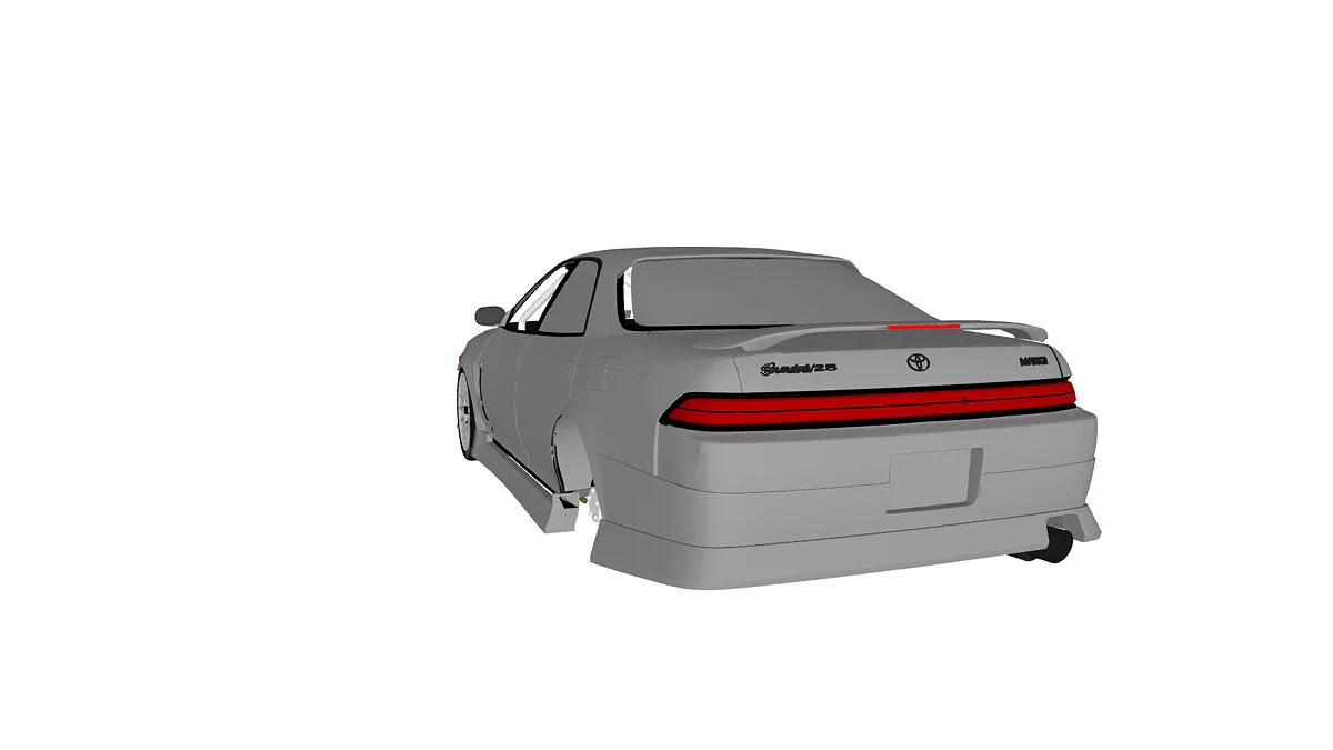 Simple Car Crash Physics Sim — Toyota Mark 2 JDM