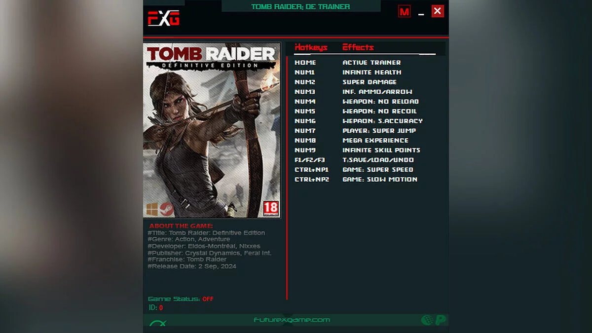 Tomb Raider — Трейнер (+12) [1.01.0.0]