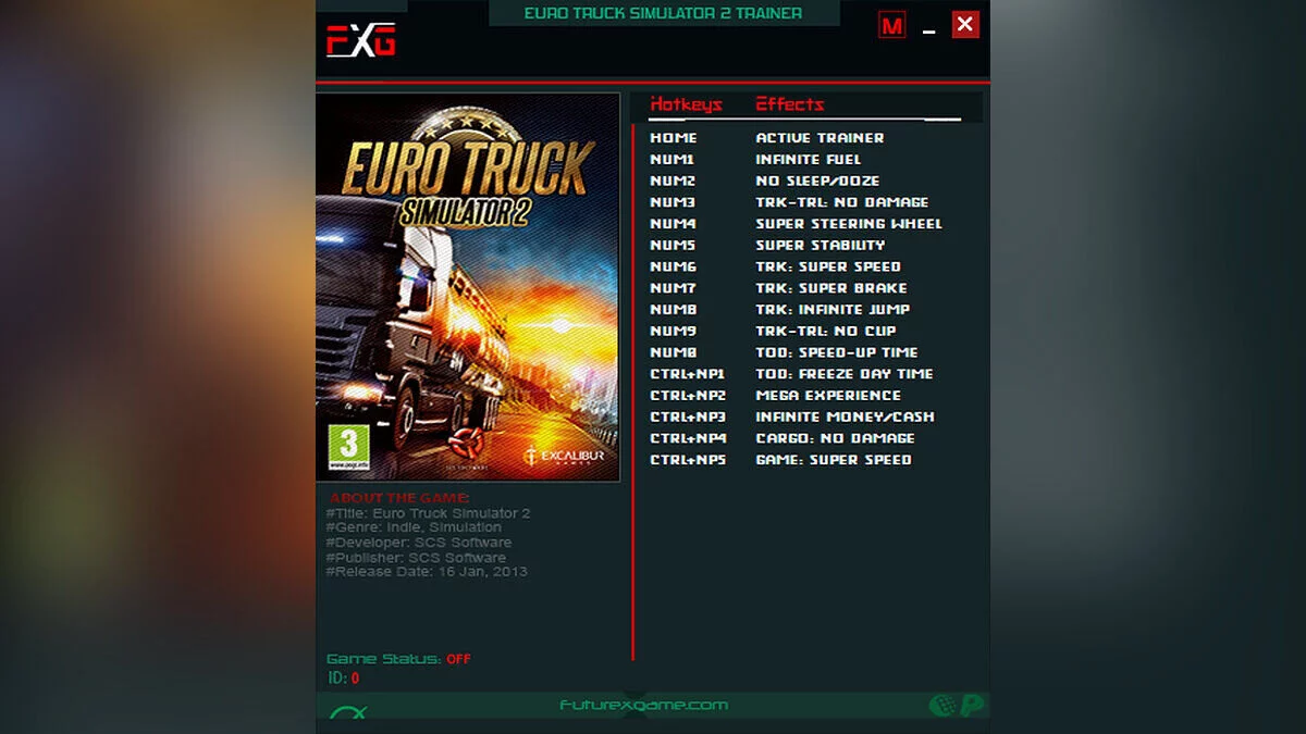 Euro Truck Simulator 2 — Трейнер (+15) [1.16.x - v1.51.x.x]