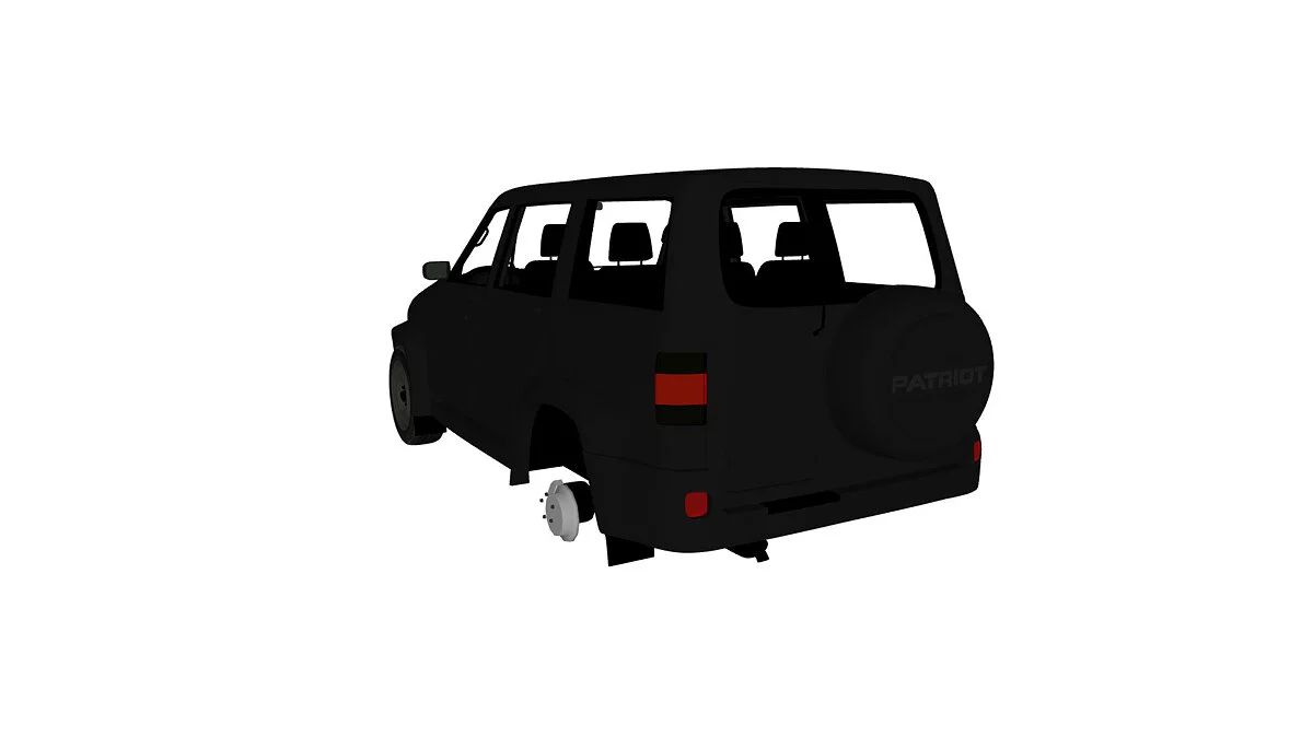 Simple Car Crash Physics Sim — Уаз Патриот