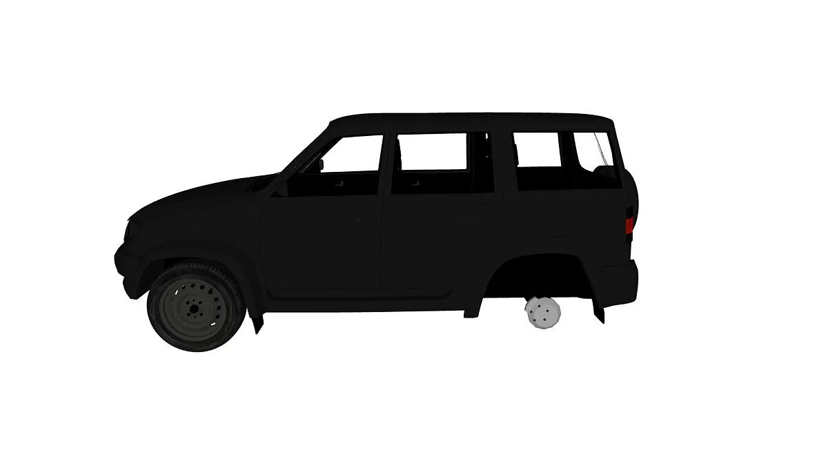 Simple Car Crash Physics Sim — Уаз Патриот