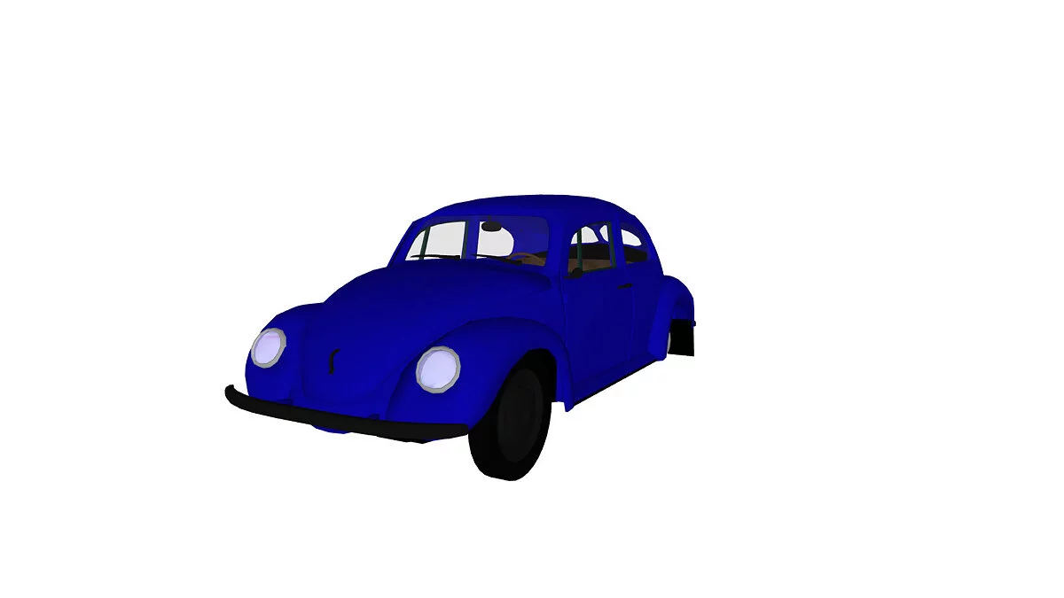 Simple Car Crash Physics Sim — Volkswagen Kafer 1938