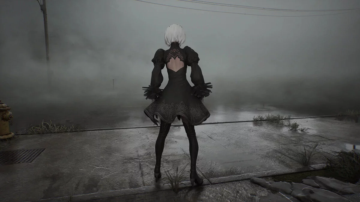 Silent Hill 2 — 2B из игры Nier Automata
