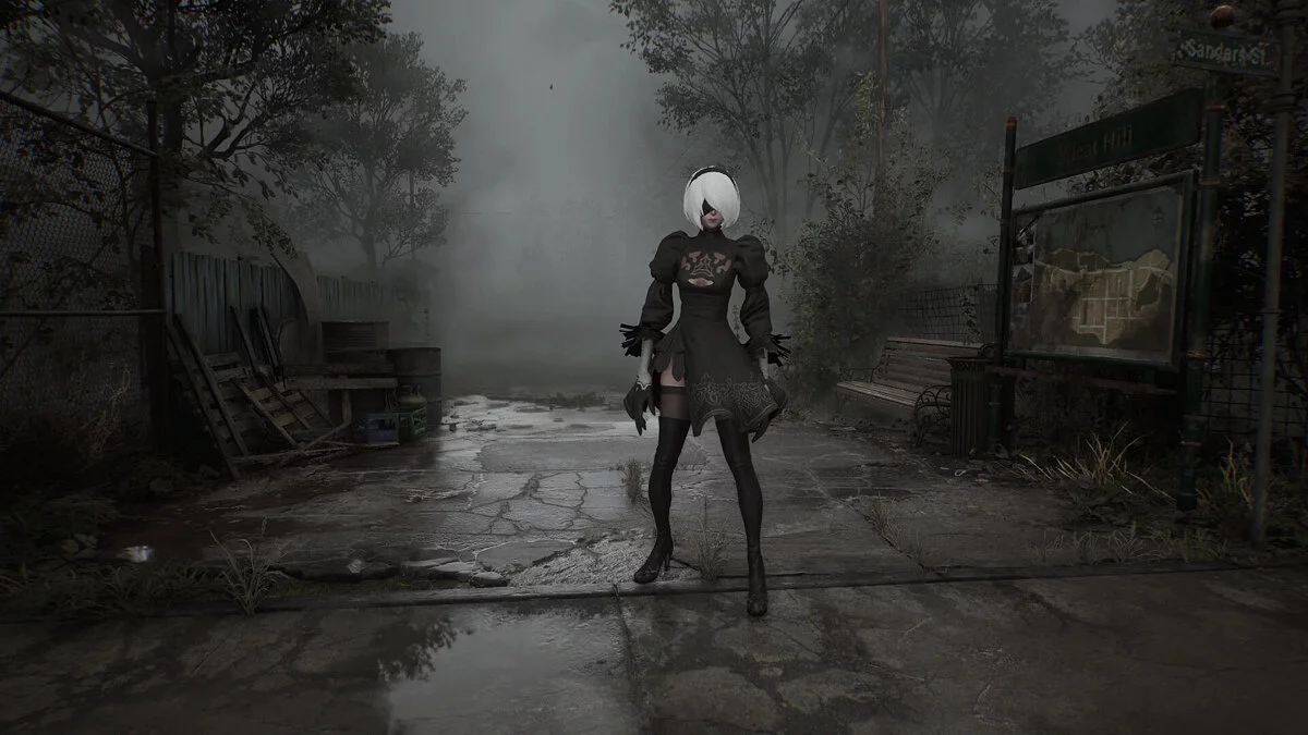 Silent Hill 2 — 2B из игры Nier Automata