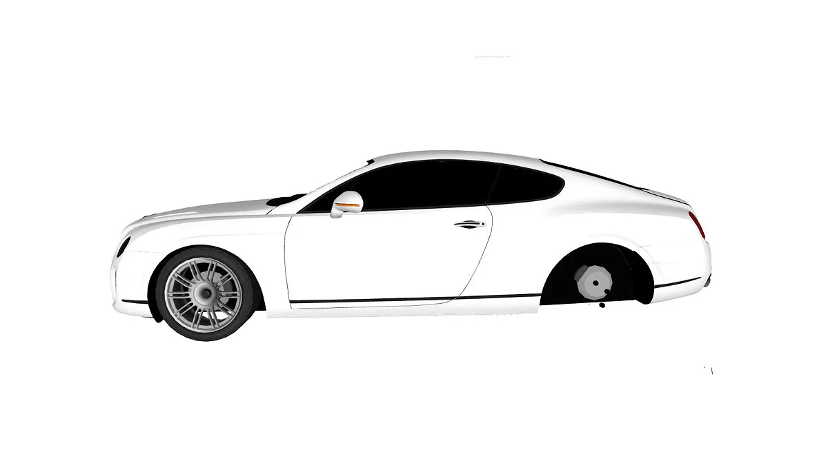 Simple Car Crash Physics Sim — Bentley Continental GT