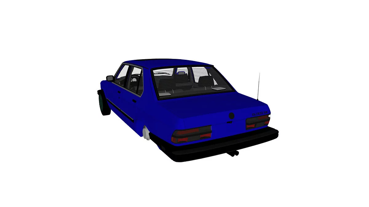 Simple Car Crash Physics Sim — BMW 535is (E28)