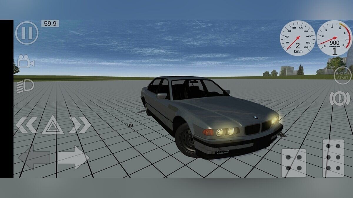 Simple Car Crash Physics Sim — BMW E38