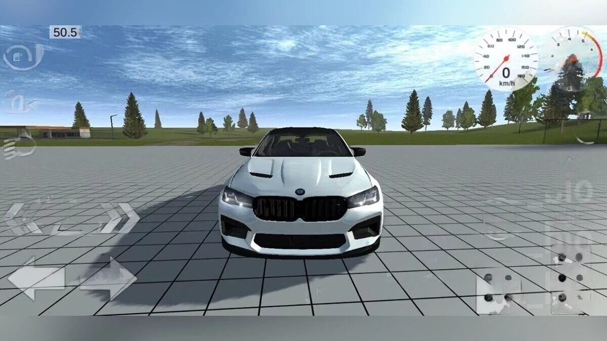 Simple Car Crash Physics Sim — BMW M5 LCI