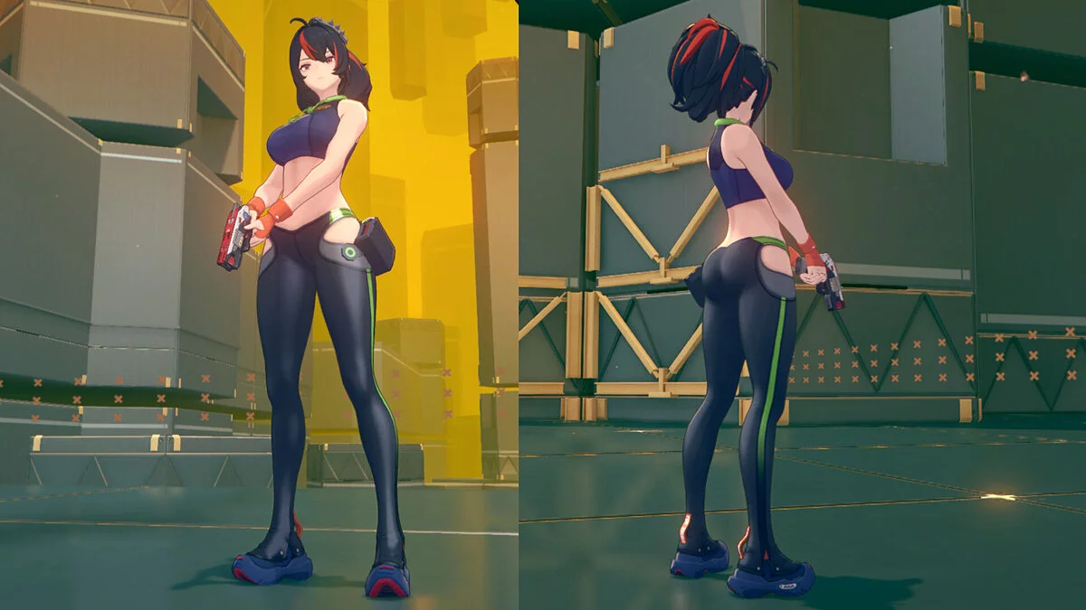 Zenless Zone Zero — Чжу Юань в спортивной одежде