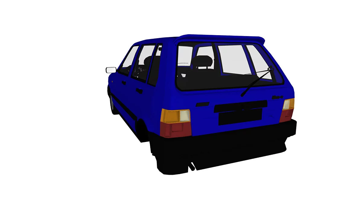 Simple Car Crash Physics Sim — FIAT Uno