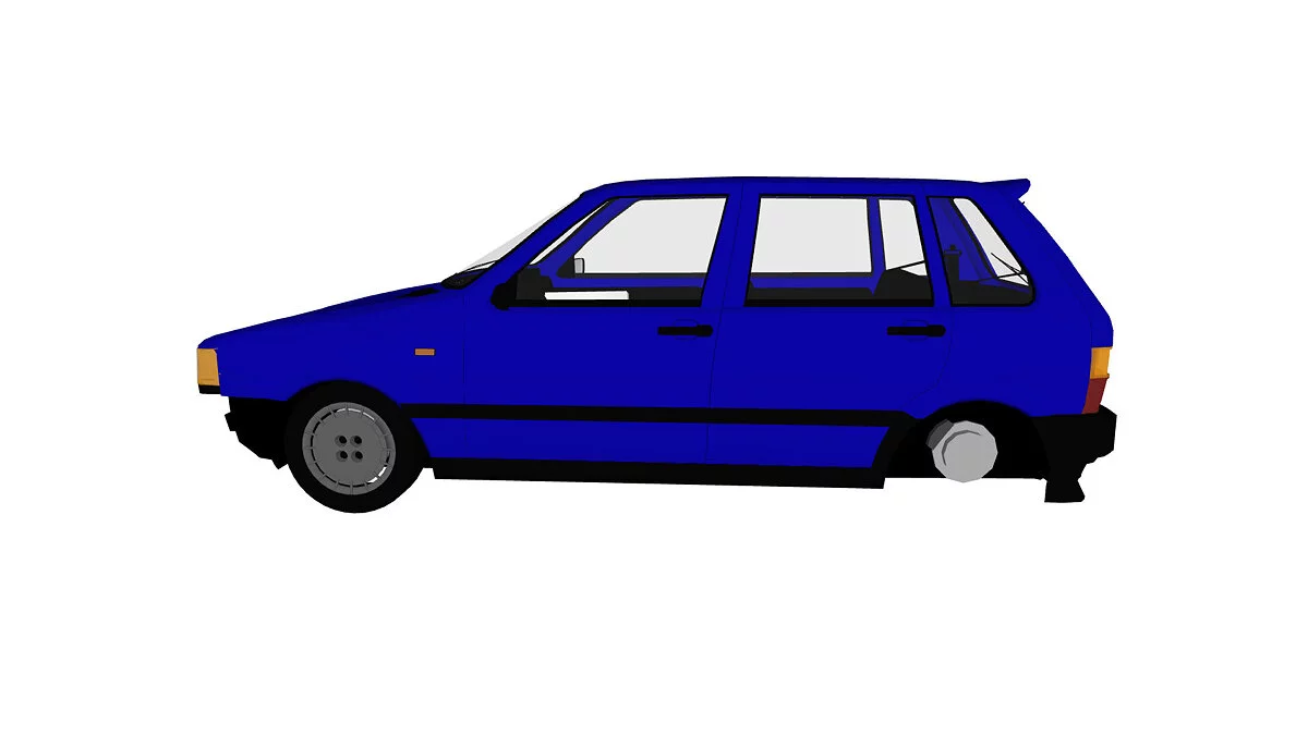 Simple Car Crash Physics Sim — FIAT Uno