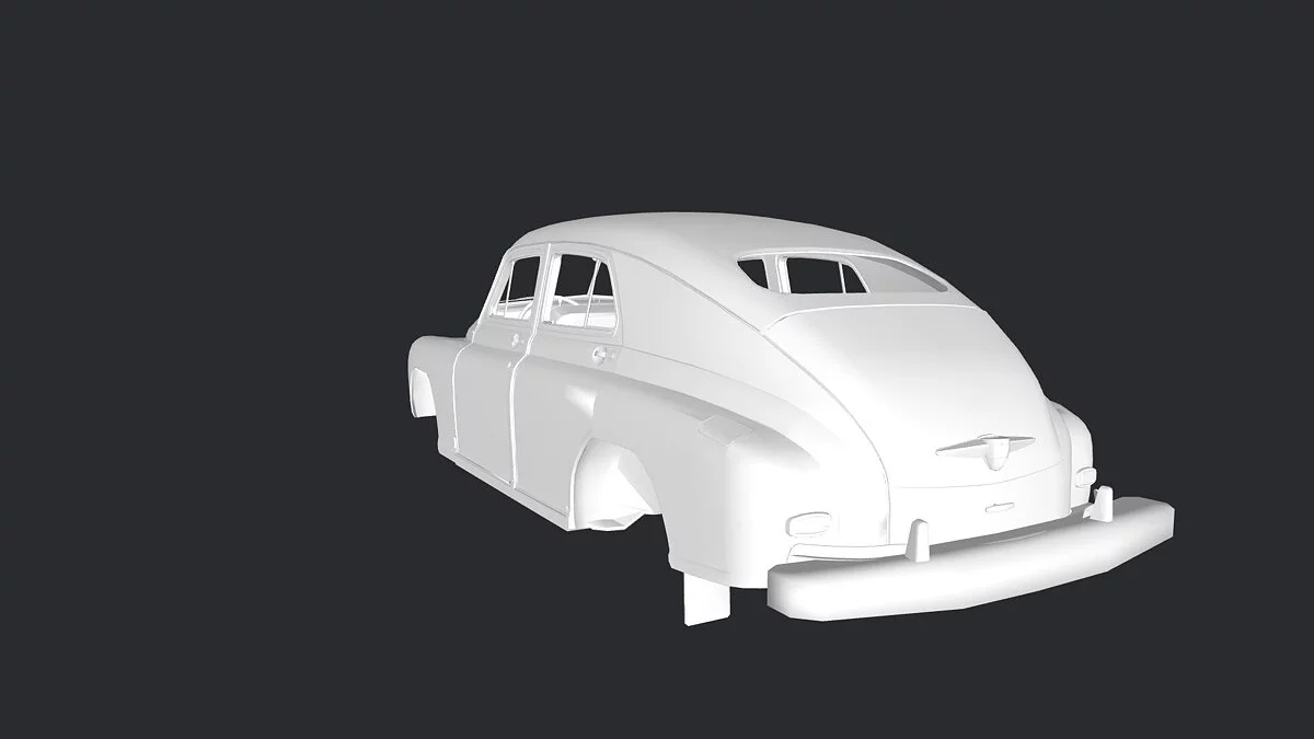 Simple Car Crash Physics Sim — ГАЗ-М-20 «Победа»