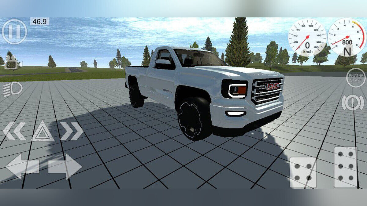 Simple Car Crash Physics Sim — GMC SIERRA