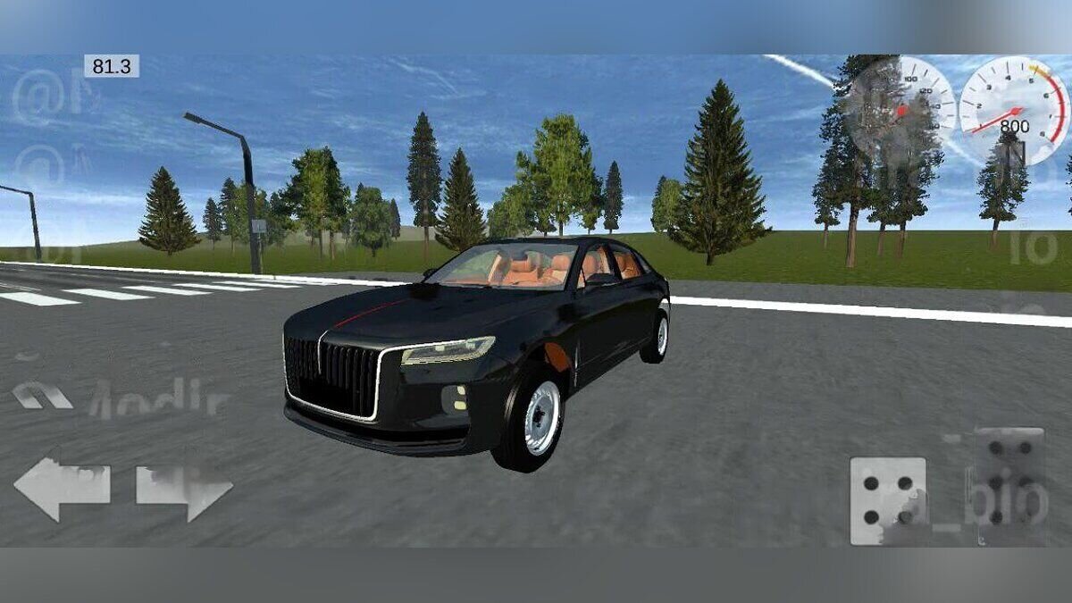 Simple Car Crash Physics Sim — Hongqi H9