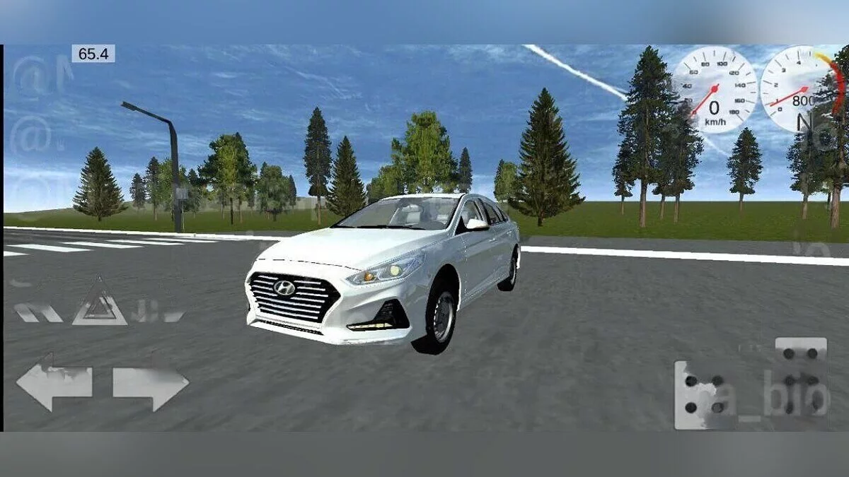 Simple Car Crash Physics Sim — Hyundai sonata 2018