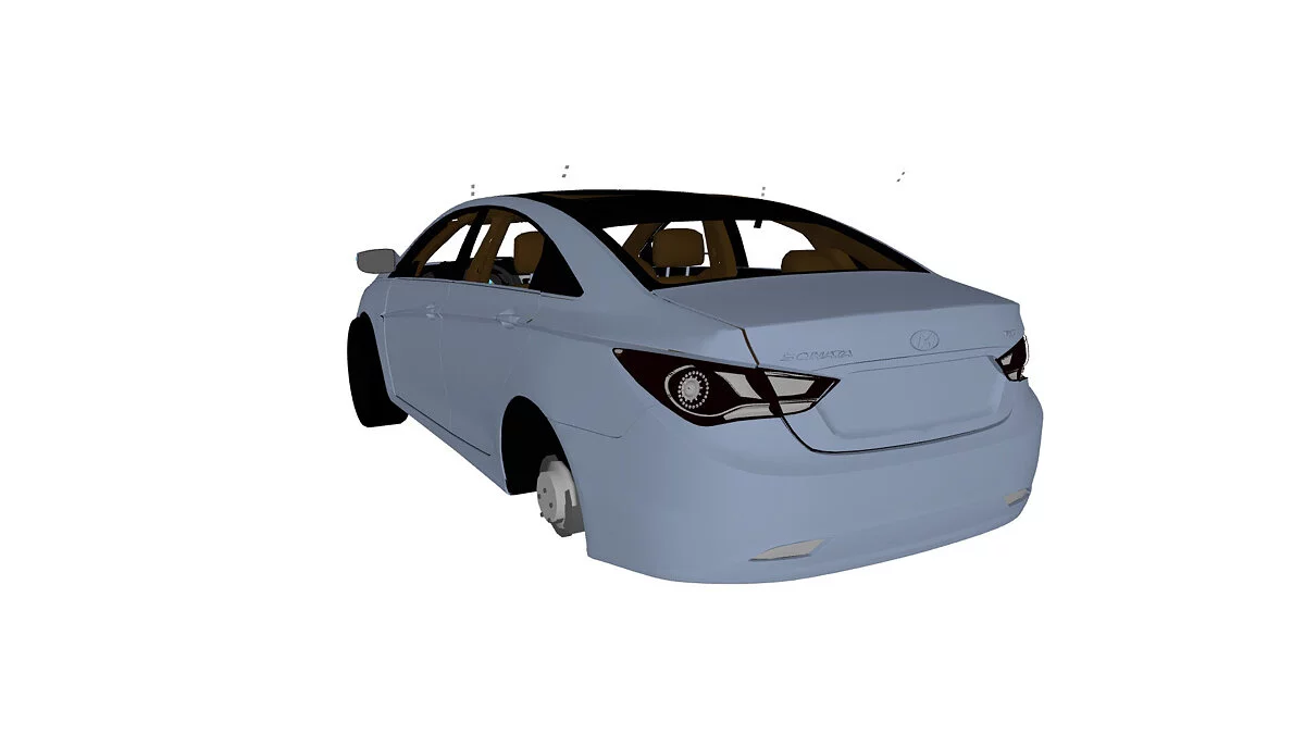 Simple Car Crash Physics Sim — Hyundai Sonata