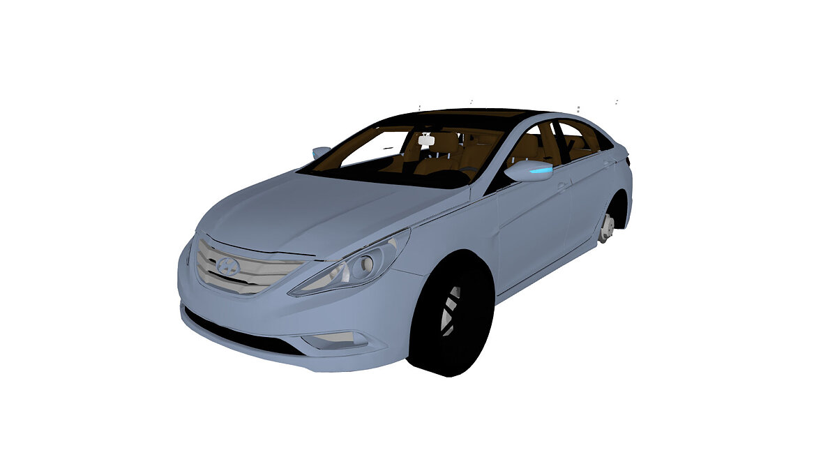 Simple Car Crash Physics Sim — Hyundai Sonata